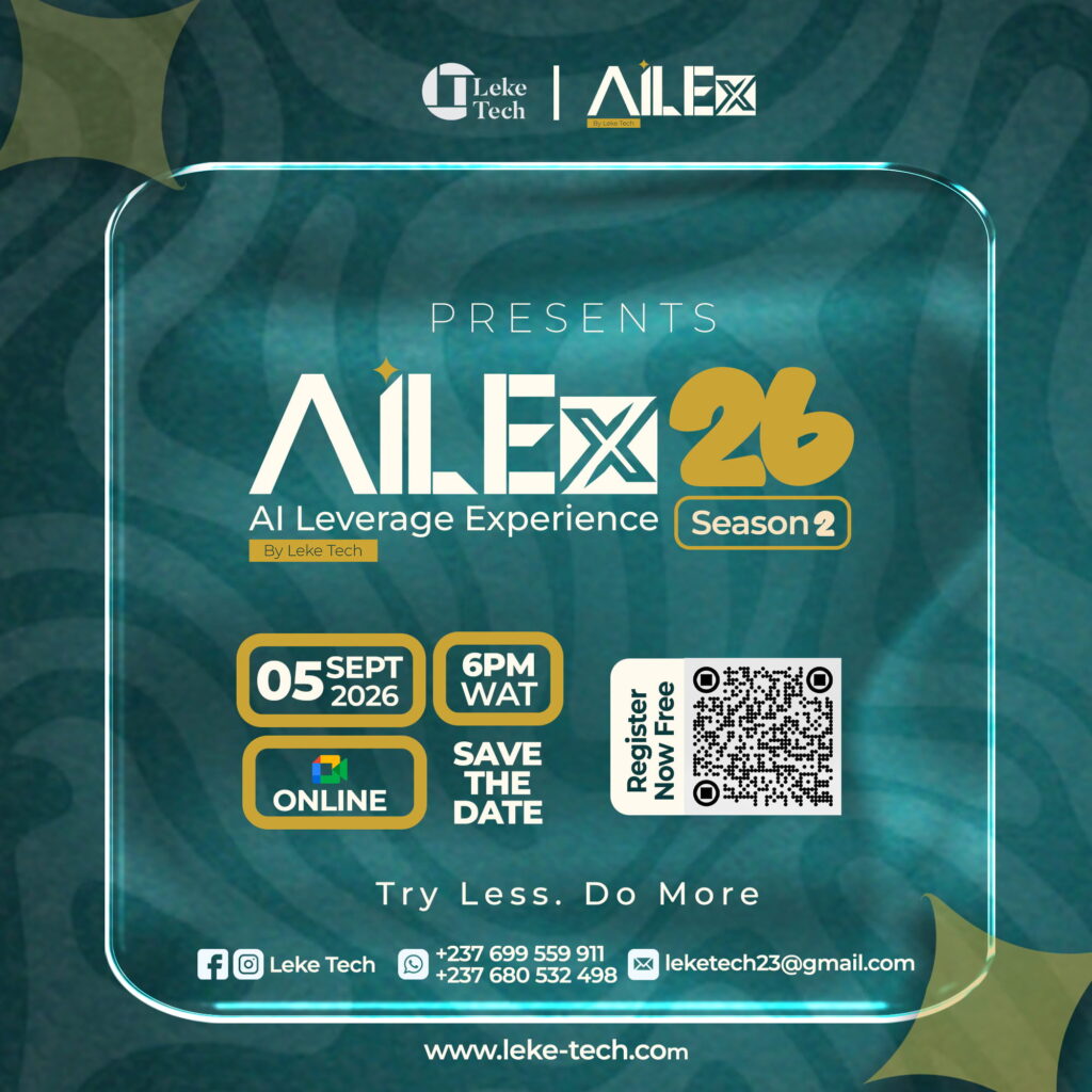 The AI Leverage Experience 26 teaser flyer